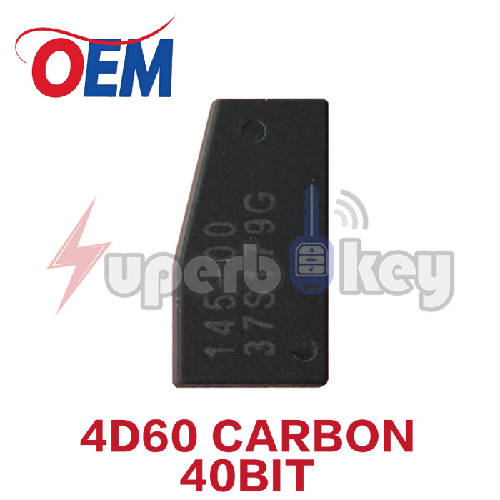 Original 4D60 40/80Bit Chip ID60 Carbon Transponder ceramic chip for Ford Jaguar Hyundai Infiniti Kia