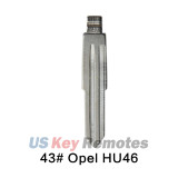 43# Opel HU46 KEYDIY VVDI KEY BLADE