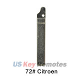 72# Citroen KEYDIY VVDI KEY BLADE