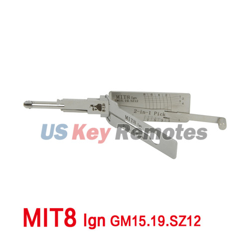 Lishi 2-in-1 Pick MIT8 Ign GM15.19.SZ12