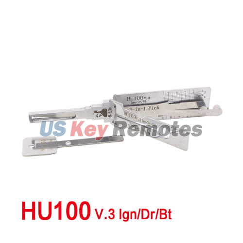 Lishi 2-in-1 Pick HU100 v.3 Ign/Dr/Bt