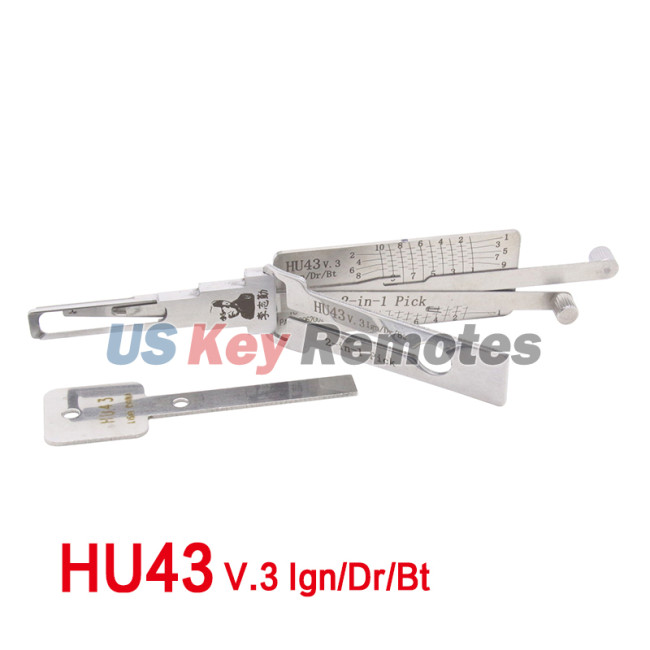 Lishi 2-in-1 Pick HU43 v.3 Ign/Dr/Bt