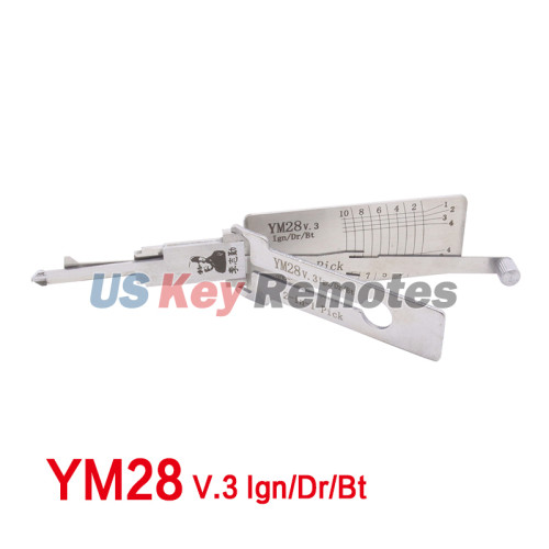 Lishi 2-in-1 Pick YM28 V.3 Ign/Dr/Bt
