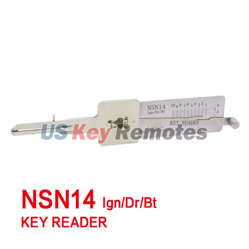 Lishi NSN14 Ign/Dr/Bt key reader