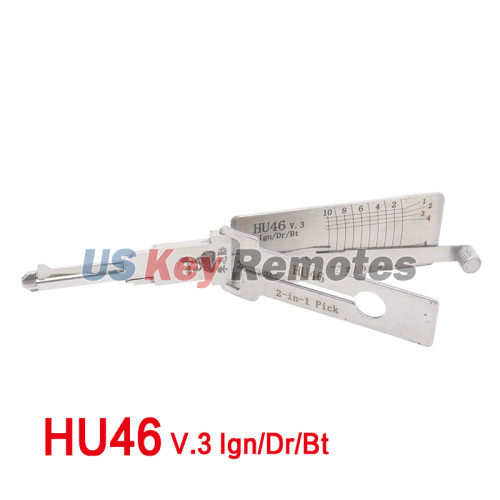 Lishi 2-in-1 Pick HU46 V.3 Ign/Dr/Bt