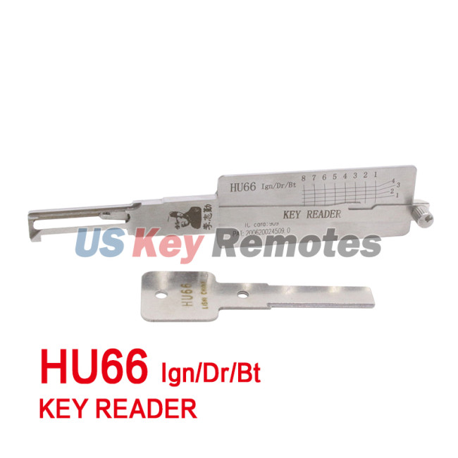 Lishi HU66 Ign/Dr/Bt key reader