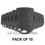 (Pack of 10) Remote key shell 3 button for Ford Focus Mondeo Fiesta C-max S-Max 2004-2012