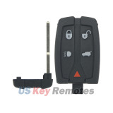 Smart key shell 5 button for Landrover LR2 2008 2009 2010 2011