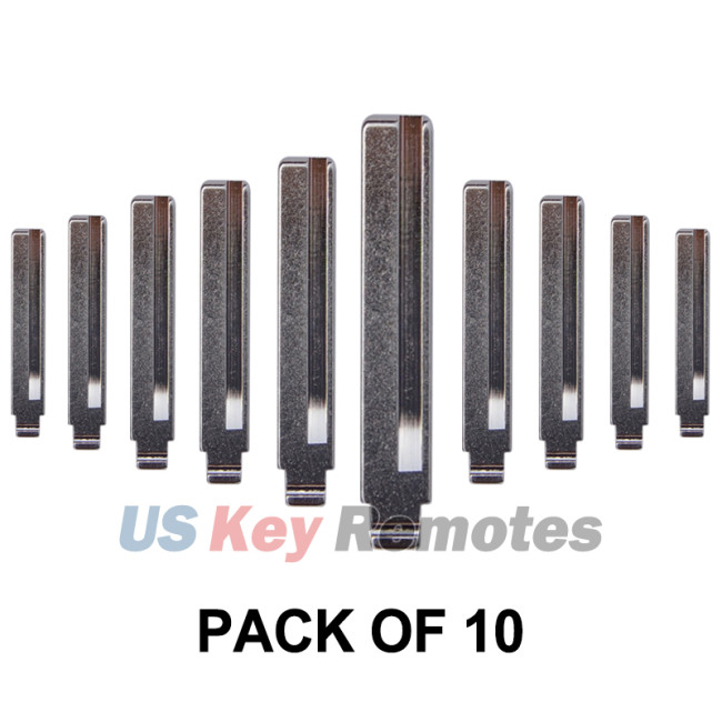 (Pack of 10) PN 81996-2S000 81996-2W001 Flip key blade for Hyundai Sonata Santa Fe 2013-2016
