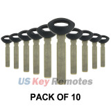 (Pack of 10) Emergency key blade for Mini Cooper
