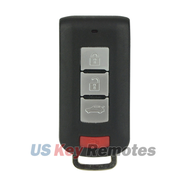 FCC OUC644M-KEY-N Smart key shell 4 button for Mitsubishi LANCER 2008-2013 PN 8637A228