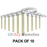 (Pack of 10) Emergency key blade for BMW 5 Series 7 Series X3 2009-2012