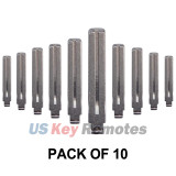 (Pack of 10) PN 81996-2S000 81996-2W001 Flip key blade for Hyundai Sonata Santa Fe 2013-2016