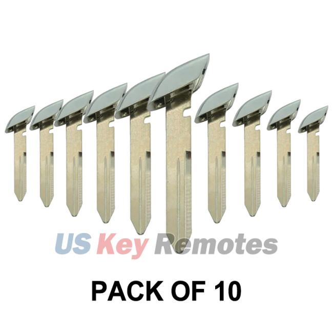 (Pack of 10) Emergency key blade for Maserati