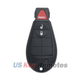 FCC GQ4-53T fobik key shell 3 button for Dodge RAM Jeep Cherokee 2013-2015