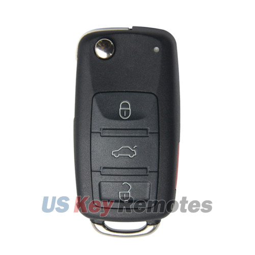 FCC 300 959 753 AA Flip remote key 4 button 315Mhz HU66 for Volkswagen Touareg 2004-2011