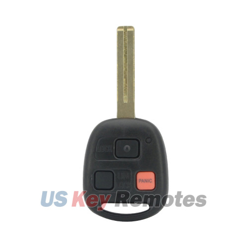 FCC HYQ1512V Remote head key 3 button 315Mhz 4C chip TOY48 short for Lexus GX470