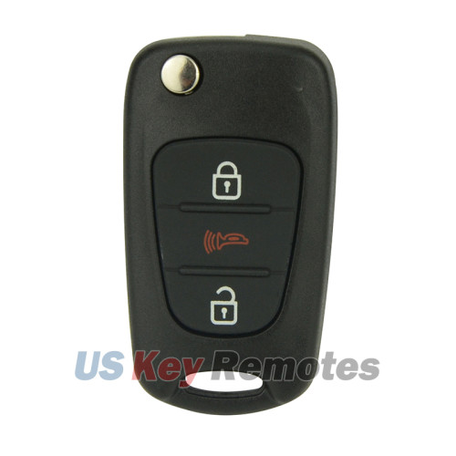 FCC NYOSEKSAM11ATX Flip key shell 3 button for Hyundai Kia Sportage Soul Rio 2010-2014