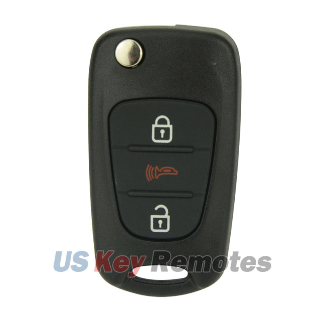 FCC NYOSEKSAM11ATX Flip key shell 3 button for Hyundai Kia Sportage Soul Rio 2010-2014