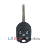 Remote head key shell 5 button HU101 blade for Ford Escape Fiesta Transit 2016 2017