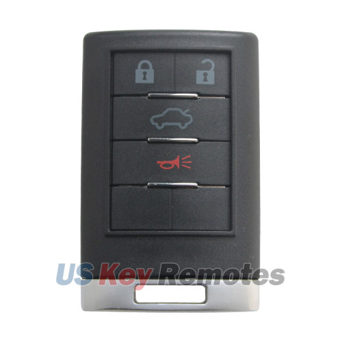 FCC OUC6000066 Keyless Entry Remote Shell 4 button for Cadillac CTS STS DTS SRX Escalade 2006-2016