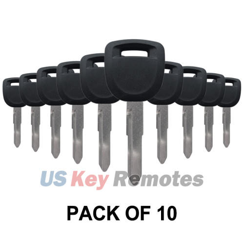 (Pack of 10) PN F1Y1-76-2GX Transponder Key Shell MAZ24R no chip for Mazda 2003-2010