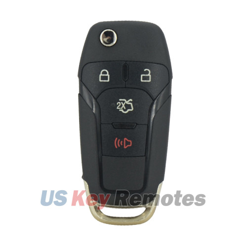 FCC N5F-A08TAA Flip remote key 4 button 315Mhz Hitag Pro-ID49 chip for Ford Fusion 2013-2016 PN 164-R7986