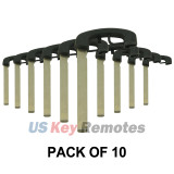 (Pack of 10) Emergency Key blade for BMW 5 Series 7 Series X3 2009-2012