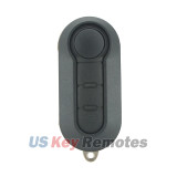 FCC LTQFI2AM433TX Flip remote key 3 button 433mhz ID46-PCF7946 chip SIP22 blade for 2007-2018 Fiat 500 Doblo Punto (Delphi system)