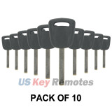 (Pack of 10) Transponder Key B120 Philips 46 Circle+ Chip for GMC Chevrolet 2015-2021