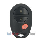 FCC GQ43VT20T Keyless Entry Remote 3 button 315Mhz for Toyota Tundra Sienna Sequoia 2004-2017 PN 89742-AE010