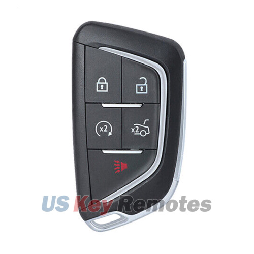 FCC YG0G20TB1 Smart Key 5 button 433Mhz for 2020-2022 Cadillac CT4 CT5 PN 13538860 13536990 13541988