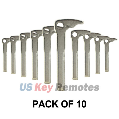 (Pack of 10) Emergency Key blade HU64 for Mercedes