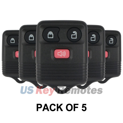 (Pack of 5) FCC CWTWB1U331 CWTWB1U345 Keyless Entry Remote 3 button 315Mhz for Ford Edge Escape Explorer F150 F250 F350 2001-2014