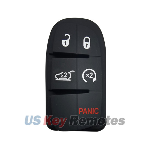 Button pad 5 button for FCC GQ4-54T Jeep Cherokee Grand Cherokee Dodge Ram