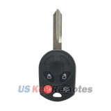 FCC OUCD6000022 Remote head key shell 4 button FO38 blade for Ford Flex Taurus Mercury Montego Sable Lincoln MKX Navigator 2007-2011