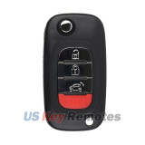 Flip Remote Key 4 button 433Mhz 4A Chip for Mercedes Benz Smart Fortwo 453 Forfour 2015-2017