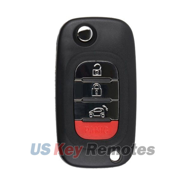 Flip Remote Key 4 button 433Mhz 4A Chip for Mercedes Benz Smart Fortwo 453 Forfour 2015-2017