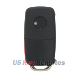 FCC NBG92596263 PN 1K0959753P Flip Remote Key 4 Button 315Mhz ID48 chip for 2006-2011 Volkswagen Jetta Golf