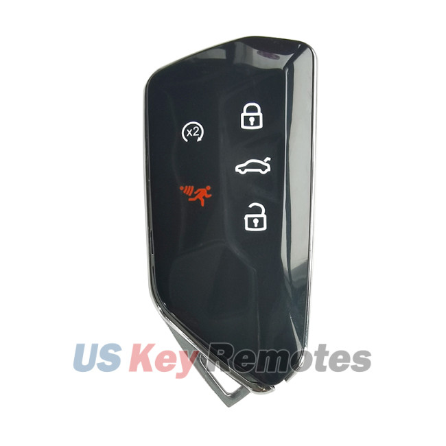 PN 5H0 959 753M Smart Key Shell 5 button for 2020-2022 VW Golf GTI MK8