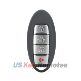 FCC CWTWB1U815 Smart key 4 button 315mhz FSK ID46-PCF7952 chip for 2013 Nissan Sentra PN 285E3-3AA0A