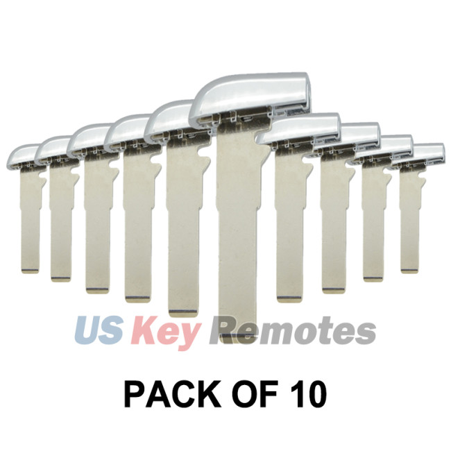 (Pack of 10) Emergency Key blade SIP22 for Jeep Renegade