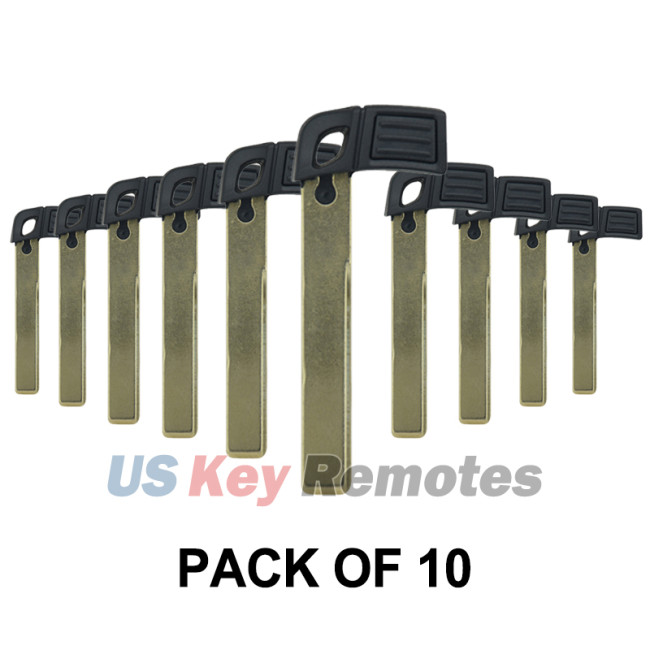 (Pack of 10) Emergency Key blade for BMW 3 series