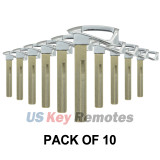 (Pack of 10) 81996-2W040 Emergency key blade for Hyundai Santa Fe 2014-2016