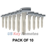 (Pack of 10) PN 68200221AA Emergency Key Blade for 2011-2018 Chrysler 300 Dodge Journey Jeep Cherokee FCC M3N-40821302