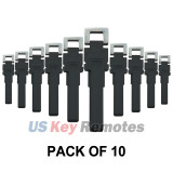 (Pack of 10) Emergency key blade HU66 for Volkswagen Magotan