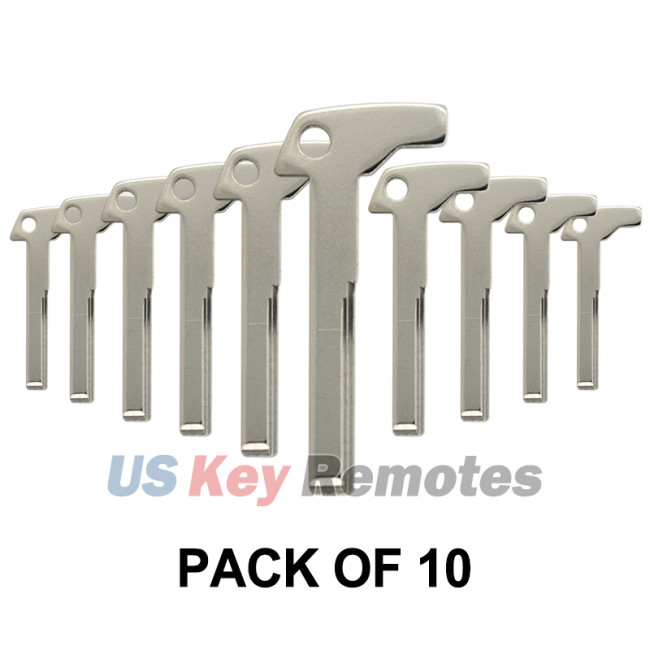 (Pack of 10) Emergency Key blade for Mercedes Benz A B C E S Class 2001-2011