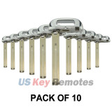 (Pack of 10) PN 81996-F6100 81996-3T000 Emergency Key blade for 2014-2019 Kia Cadenza K7 K9
