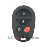 FCC GQ43VT20T Keyless Entry Remote Shell 4 button for Toyota Avalon Solara 2006 2007