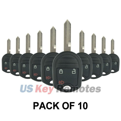 (Pack of 10) Remote head key shell 3 button for Ford Edge Escape Explorer Fusion 2007-2011
